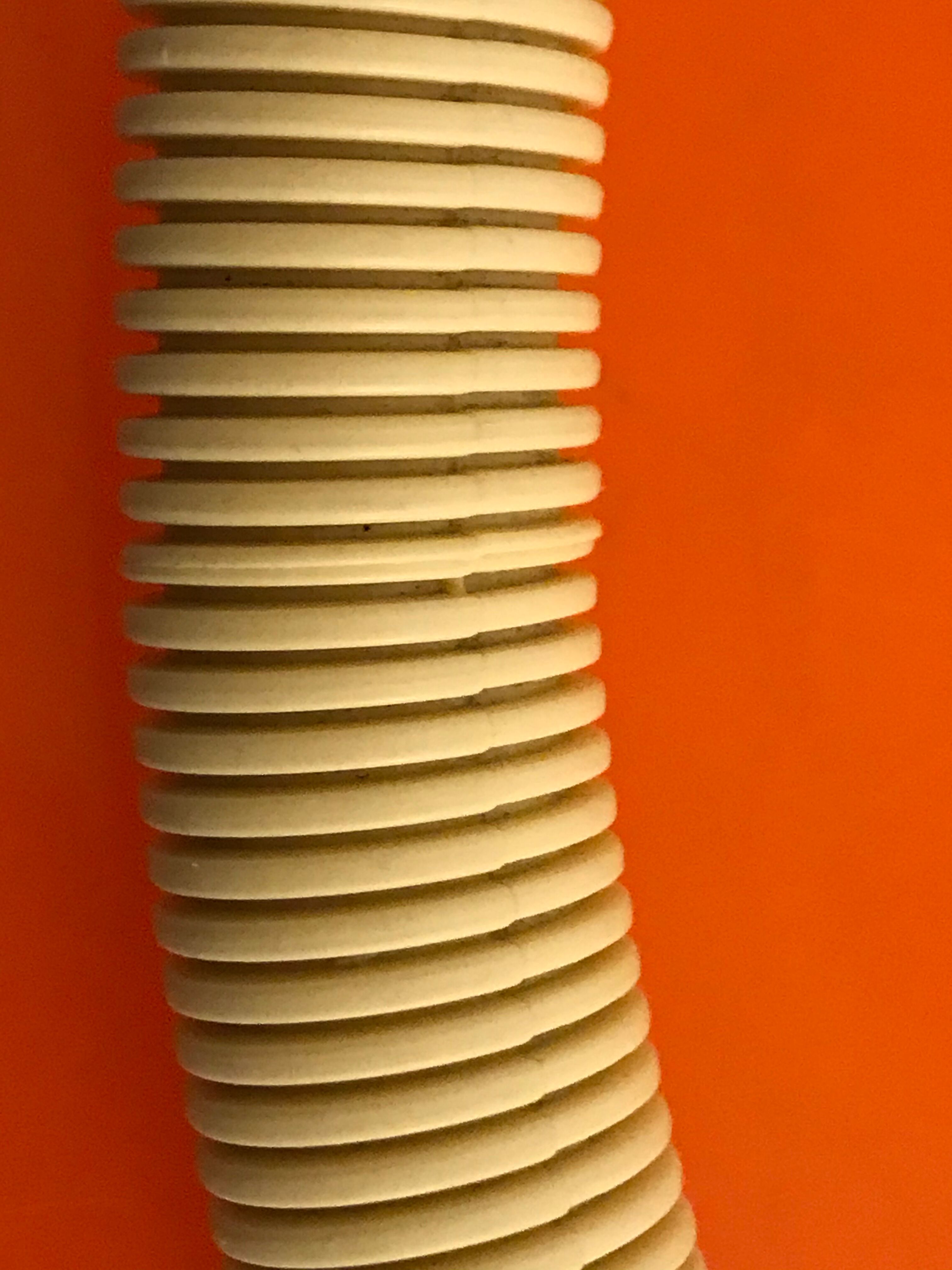 Hebi cream Snake lamp Isao Hosoe for Valenti 1970