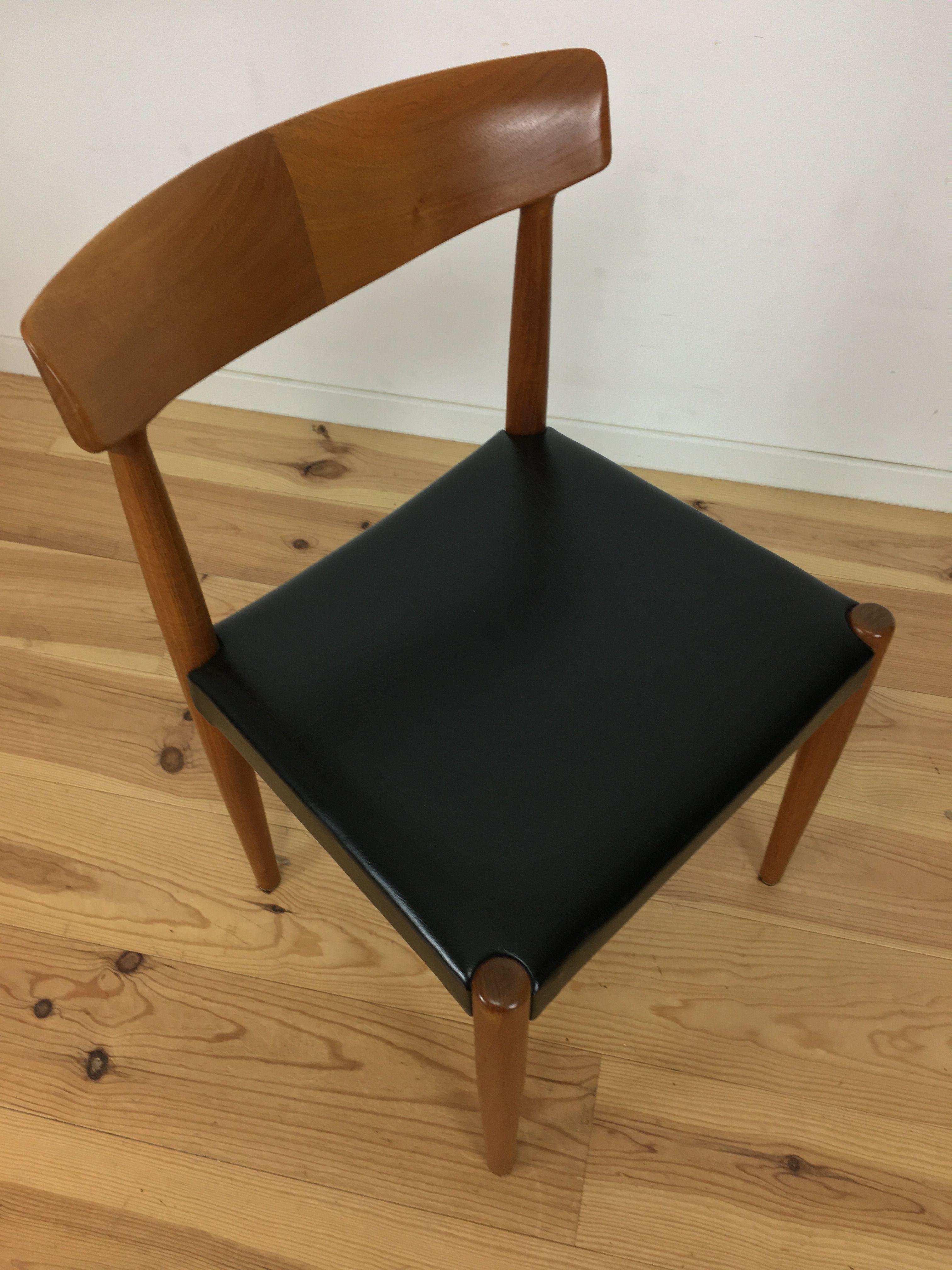 Chaise 343 par Knud Faersch pour Slagelse Mobelvaerk, scandinave, danoise