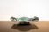 Fruit holder in oxidised brass with floral decoration, Italy 1940s