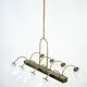 Mid-Century Venini Reticello Glass Chandelier, 8 Arms, Murano, Italy 1940s