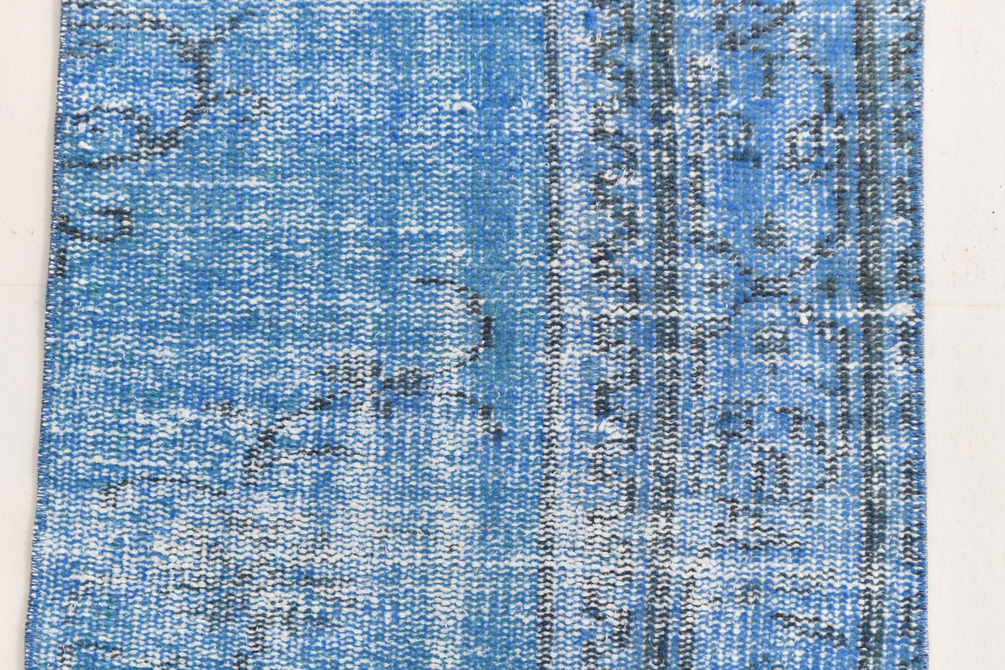 2x6 soft blue vintage runner rug, 53x198cm