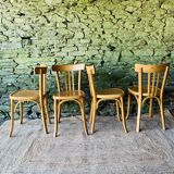 Ensemble de 4 chaises bistrot