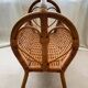 Panier / porte-revues rotin vintage