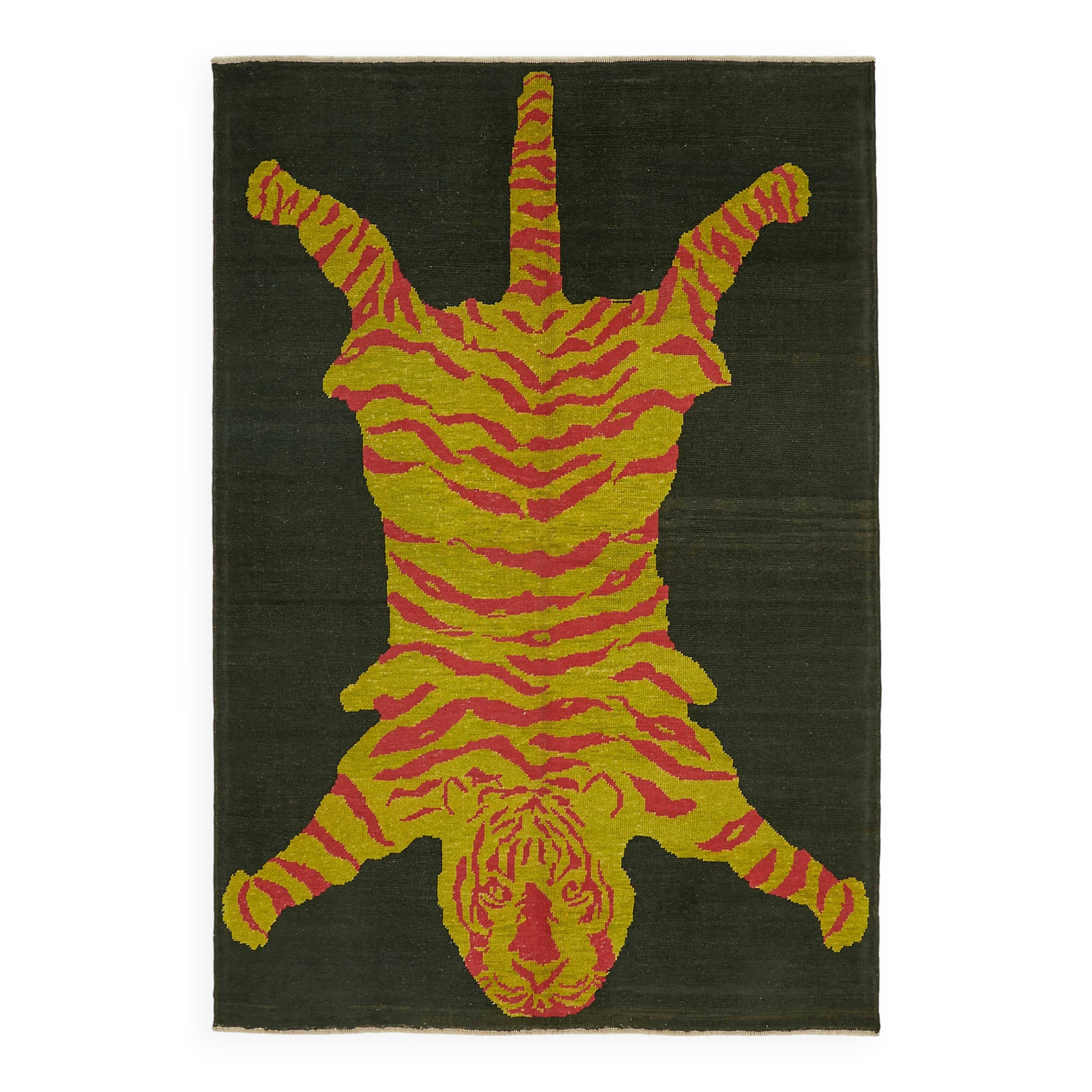 Turkish Handknotted Wool Tiger Rug  223 cm x 324 cm