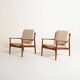 Pair of armchairs by Grete Jalk for Glostrup Møbelfabrik, 1960s