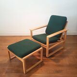 Børge Mogensen chair 2256 with hocker 2248