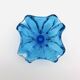 Flavio Poli Murano Crystal Sommerso Blue Turquoise Cup 17cm