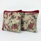Set of 2 vintage Turkish cushion covers 61x61 cm