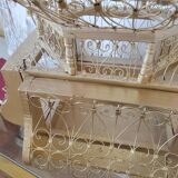 Large golden bird cage