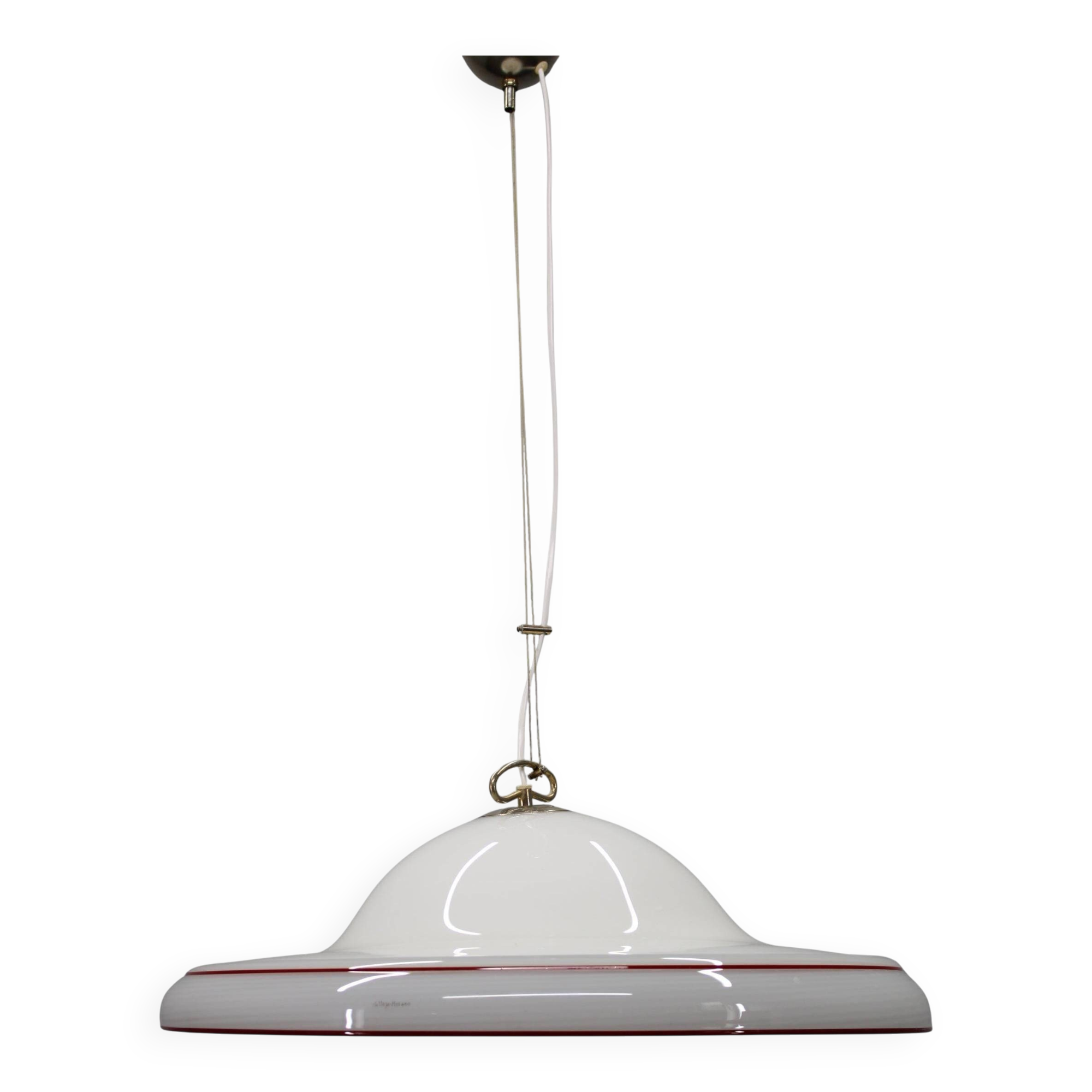 Murano glass pendant light, Italy, 1970s