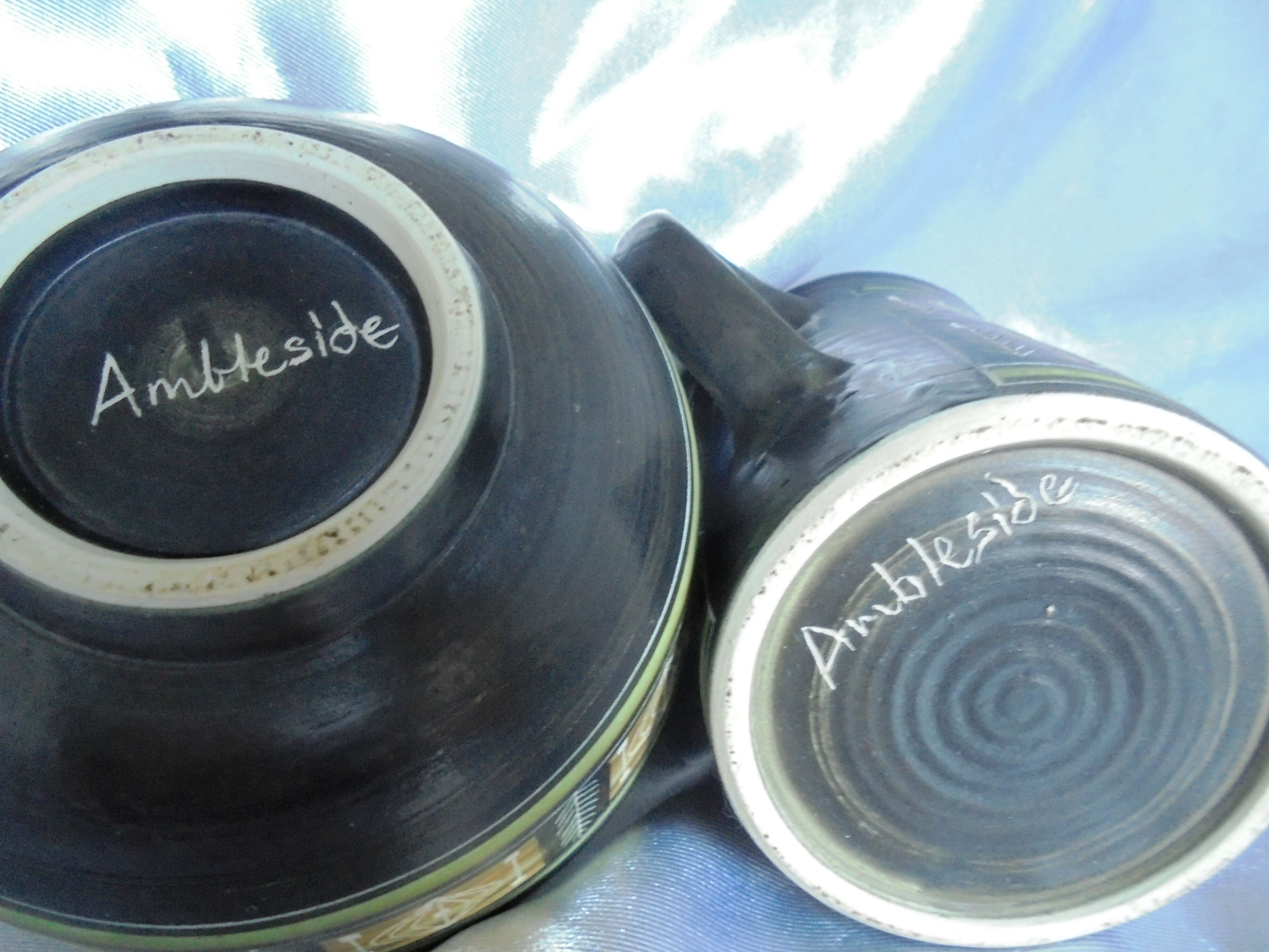 AMBLESIDE England Cumbria Earthenware Set