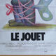 Affiche cinéma originale "Le jouet" Pierre Richard