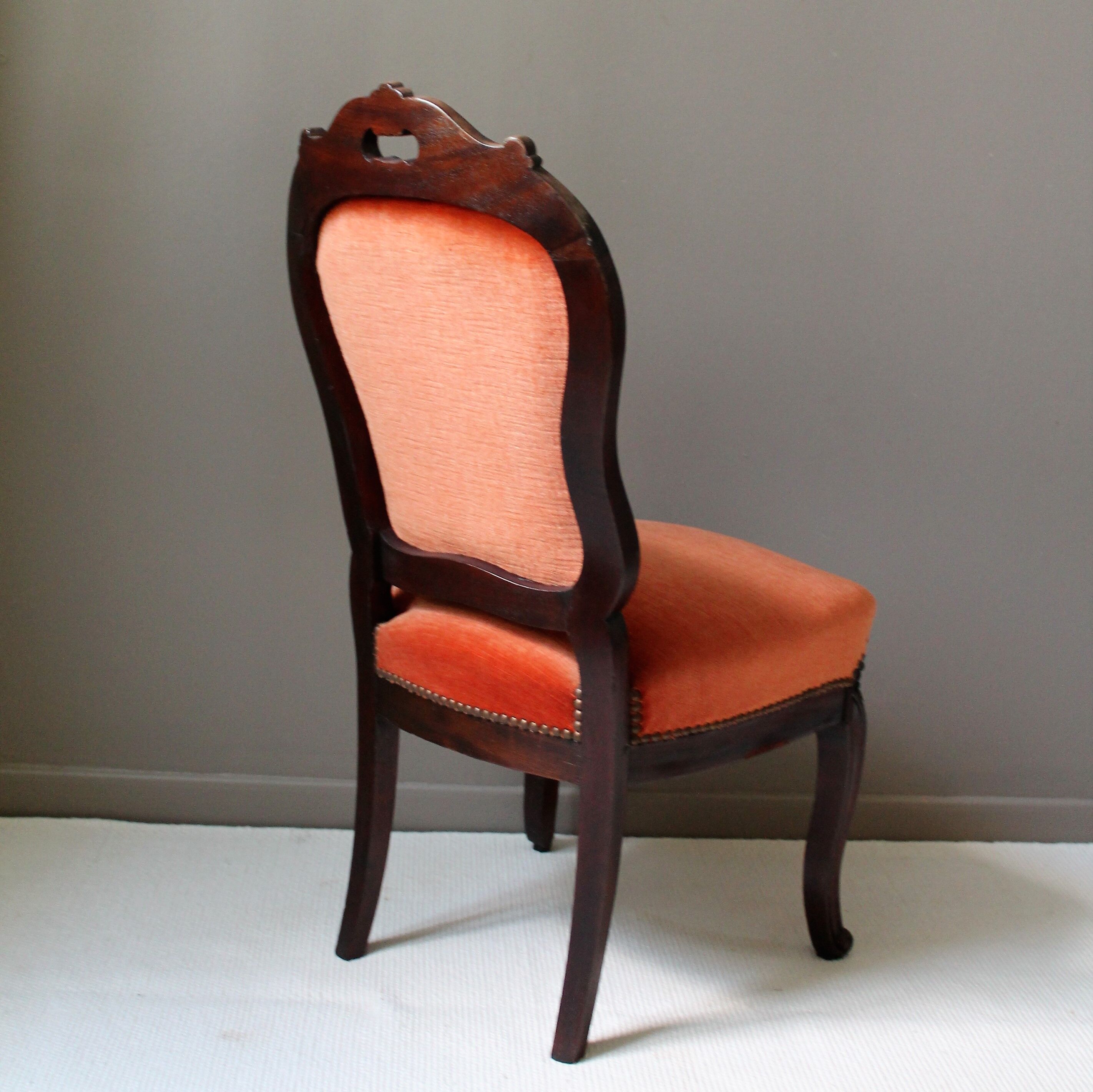 Louis XV style chair rockuro blazed velvet