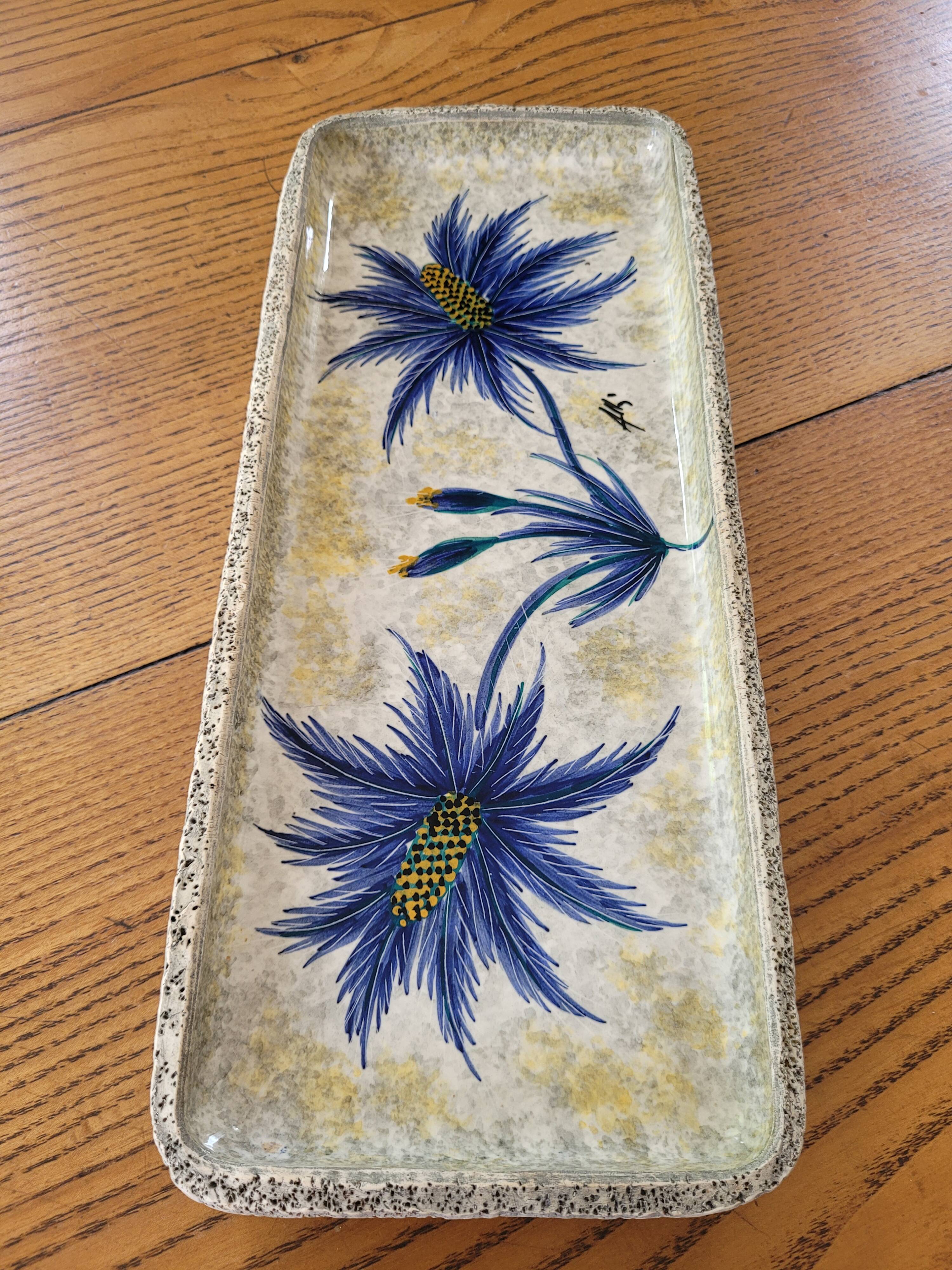 Petit plat/vide poche en céramique vintage