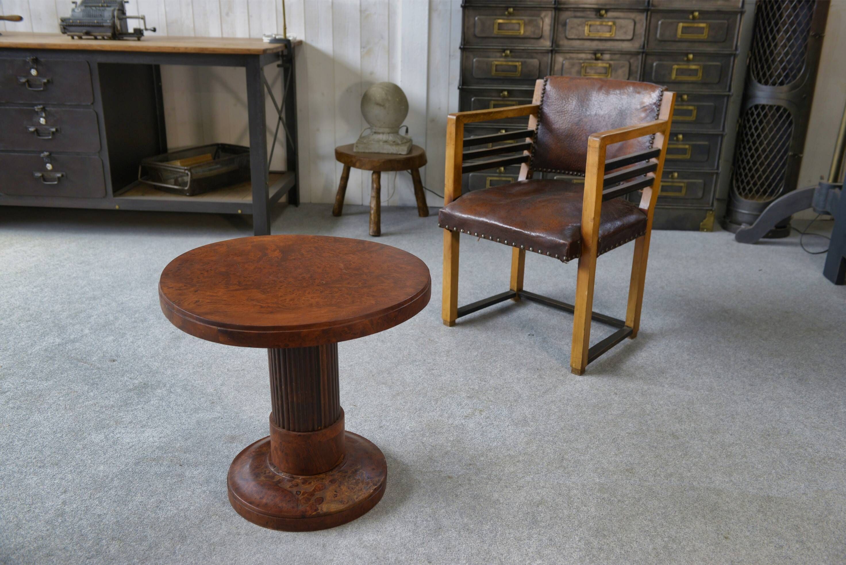 Art Deco gueridon attributed to Jules Leleu 1930s