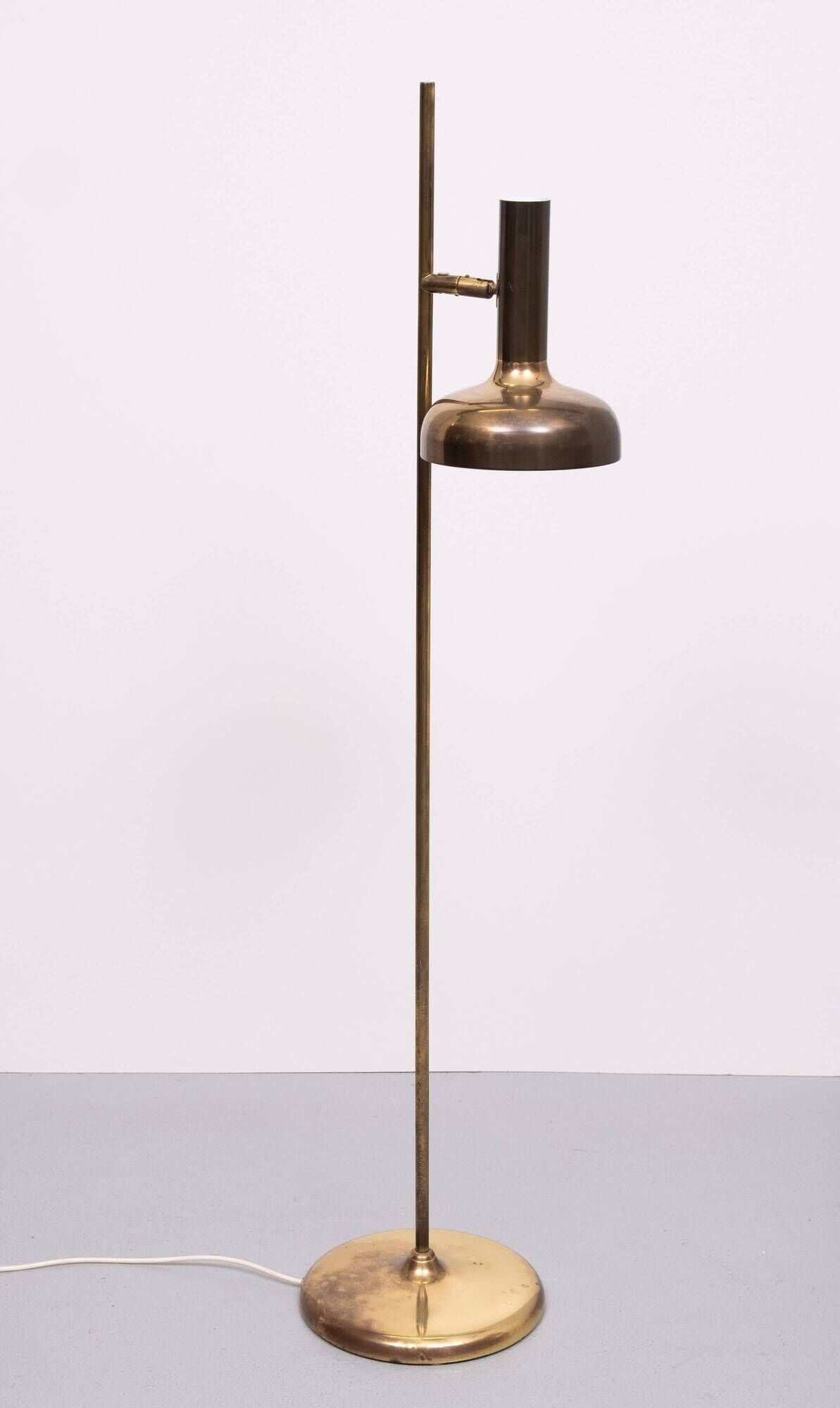 Sölken Leuchten Brass Floor lamp. Germany 1970s