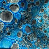 Eruptive ceramic dish from the 60s