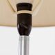 Rosewood & aluminium floor lamp