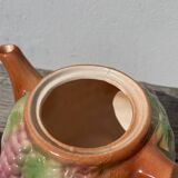 Romantic slip ceramic teapot