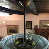 Art Deco pendant lamp in glass period 1930 1940
