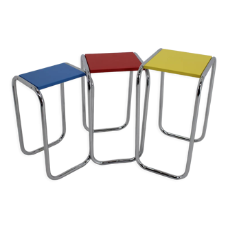 1930s Bauhaus nesting tables, Czechoslovakia