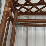 Rattan bamboo bed for one person