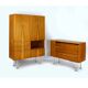Mid-Century Ash and Walnut Wardrobe from Jitona, 1960s