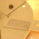 2 ice hanging lamps Doria Leuchten silver 40 cm