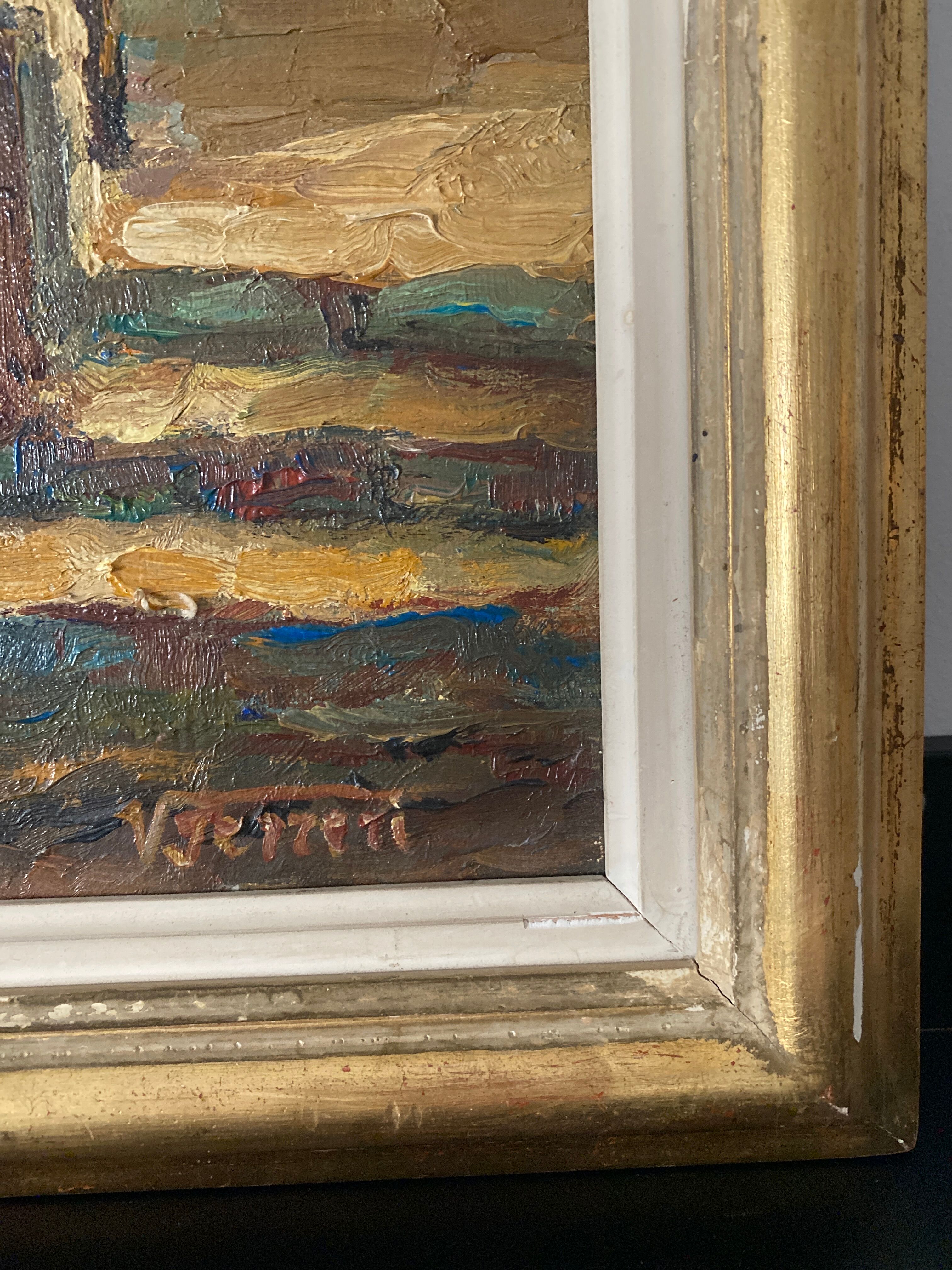 Tableau Victor Ferreri peintre impressionniste