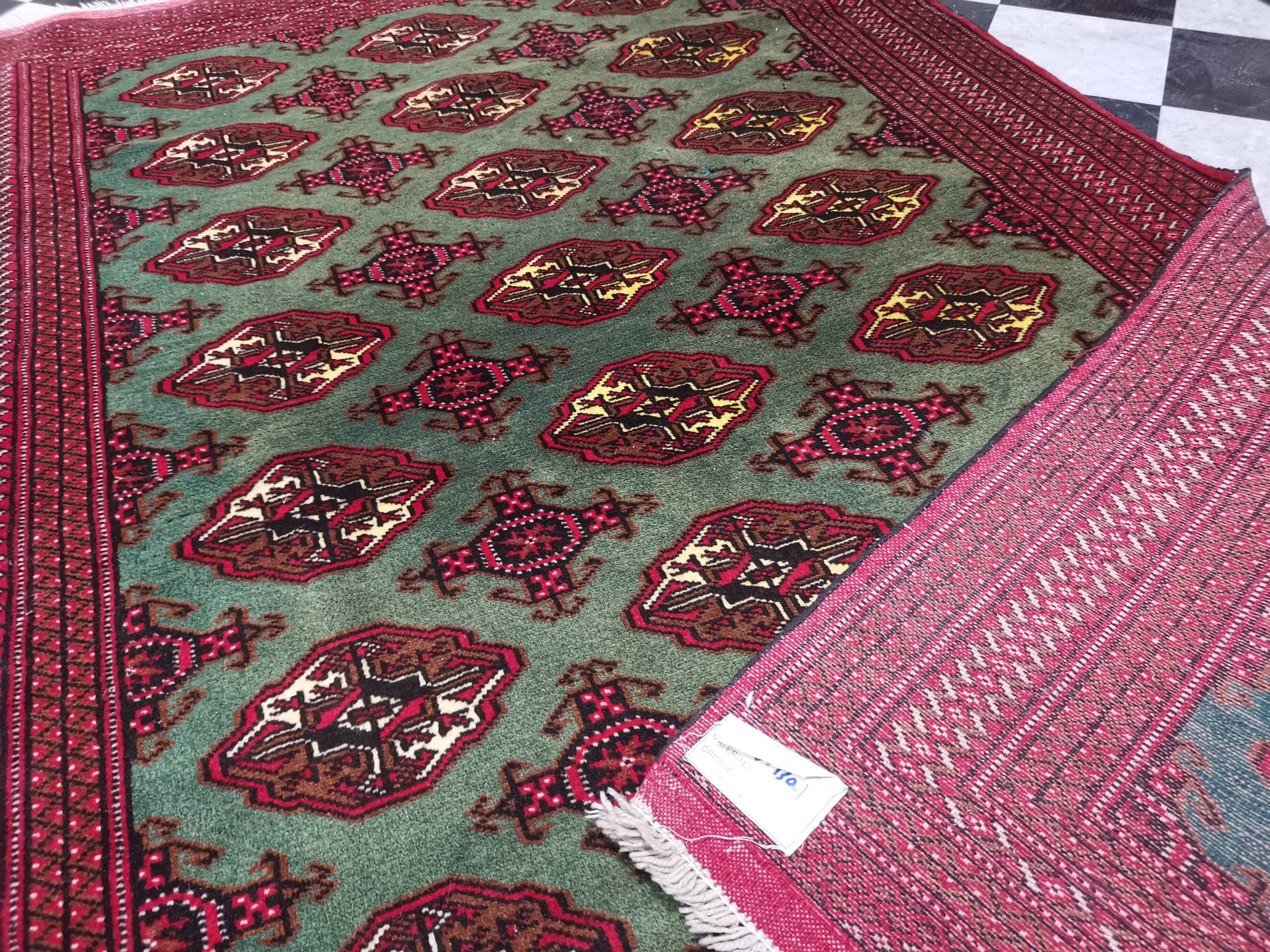 Tapis d'orient persan fait main Boukhara 190 x 130