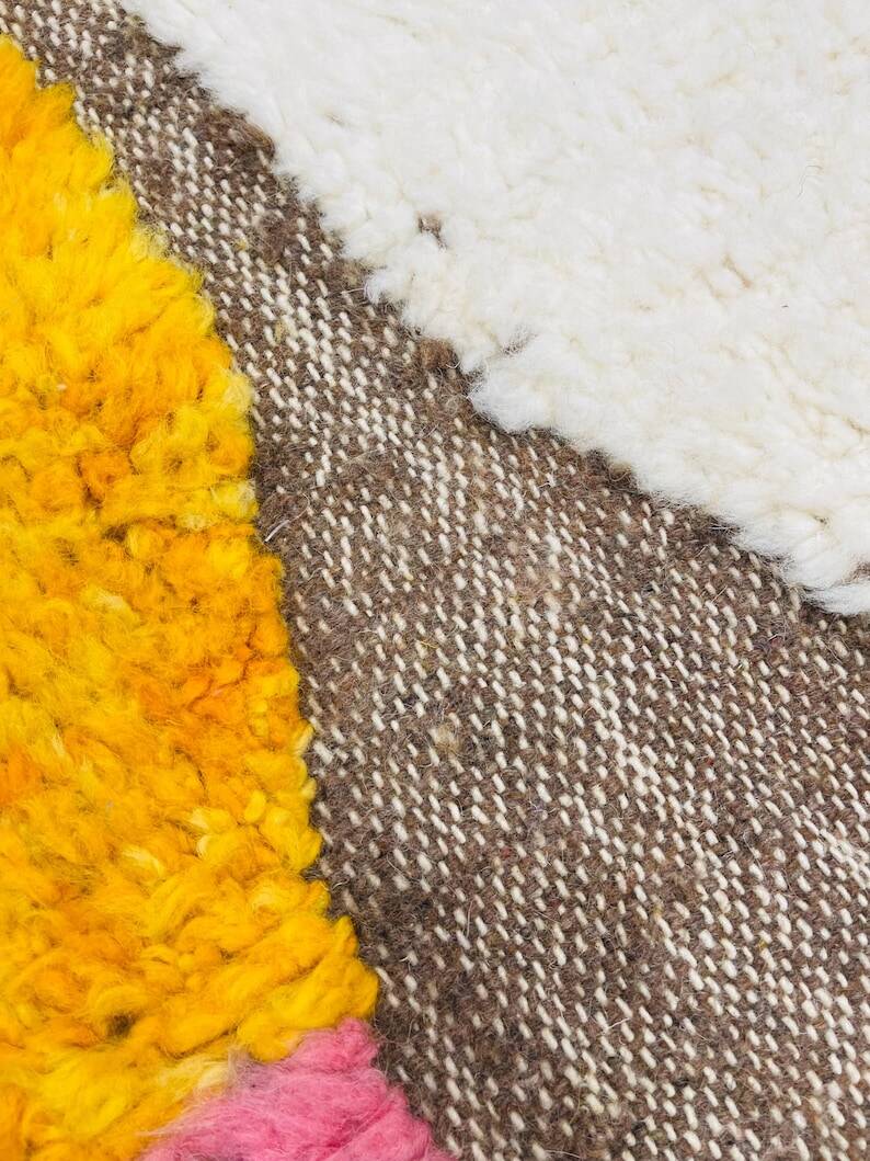 Unique handmade artisan rug 250cm x 150cm