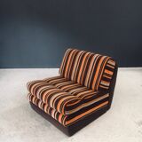 Fold-out extendable lounge chair, 1970s