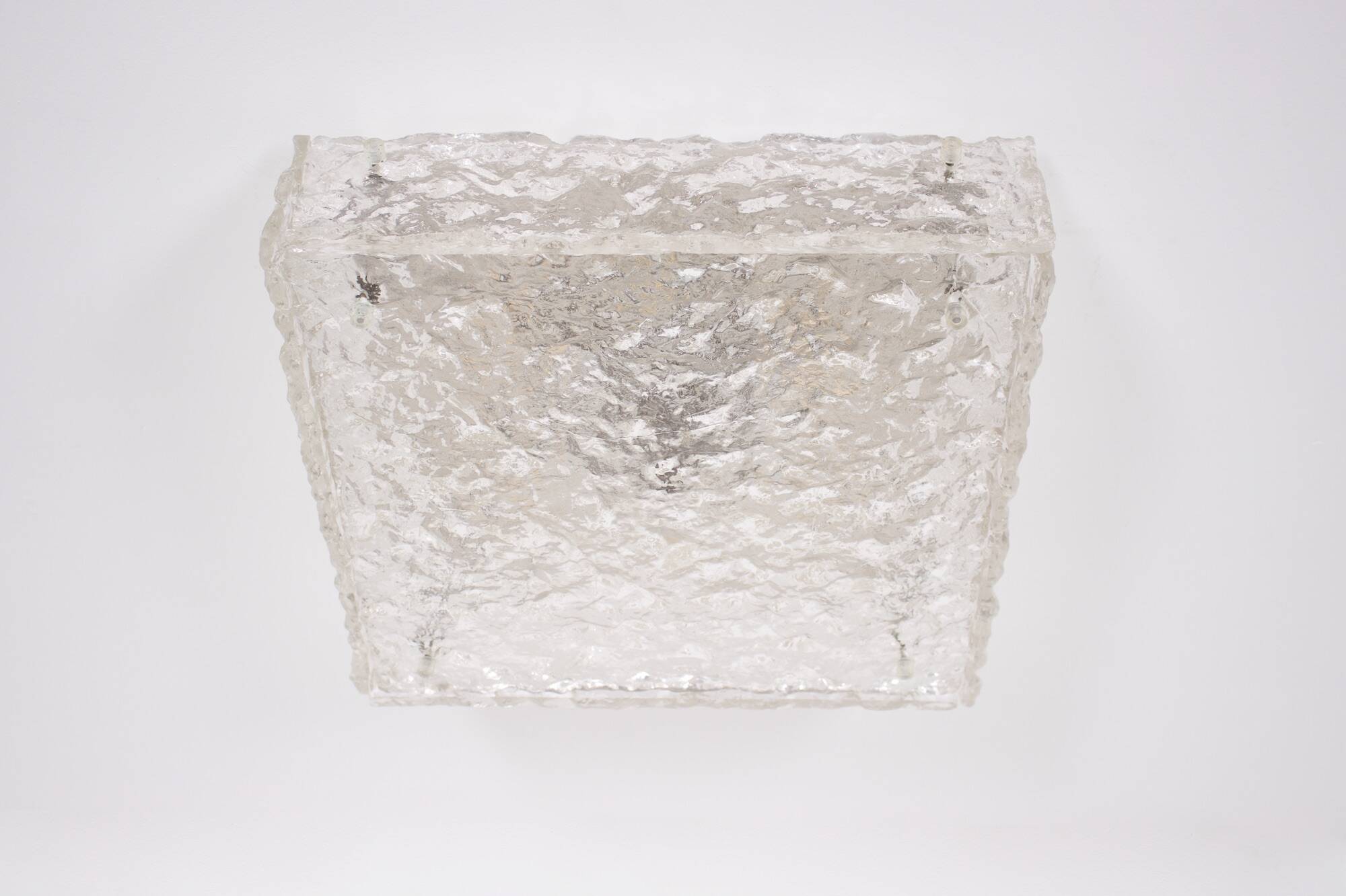 Brutalist ceiling light “Ice Glass”