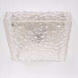 Brutalist ceiling light “Ice Glass”