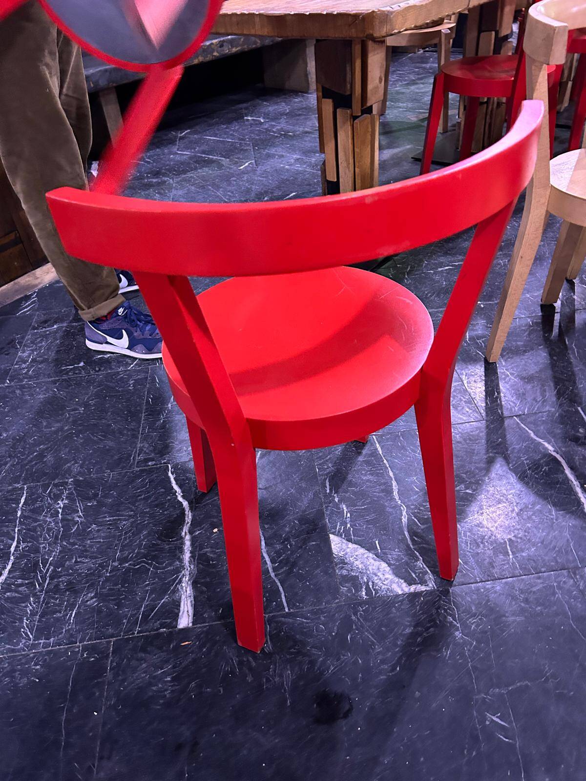 Thonet Original Red Chairs