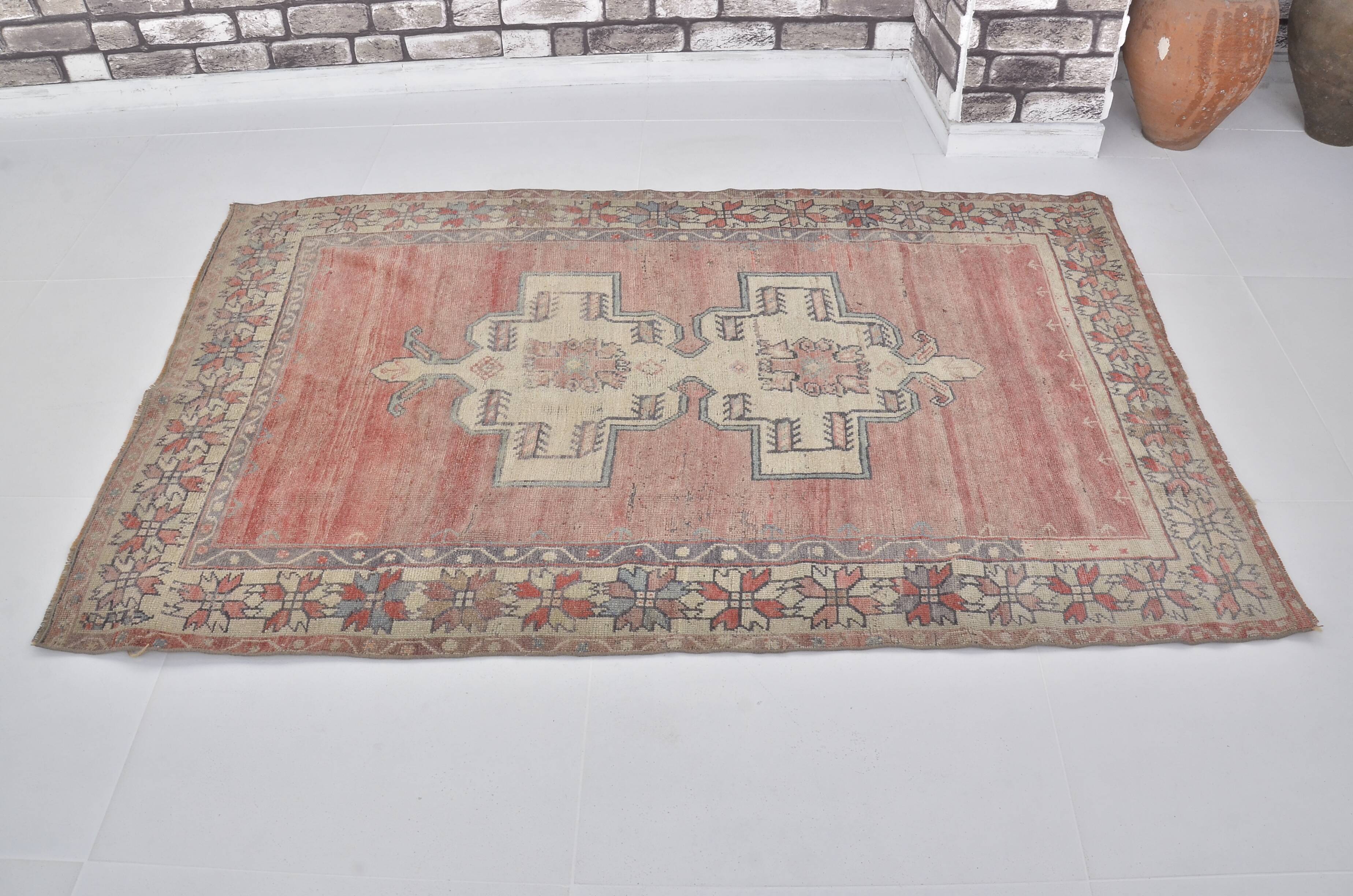 Oushak Turkish Antique Rug sku 763