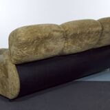 three-seater sofa designed by Adriano Piazzesi, produced in Italy during the 1970s. Upholster