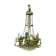 Louis XVI style chandelier in bronze and crystal pendants XIX Century
