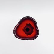 Vase Bo Borgström Åseda Glassworks Jack in the Pulpit Red 31cm 1960