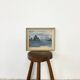 Painting “Lake”, B.Gillet, Oil on strong cardboard