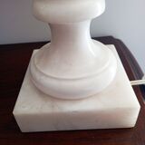 Antique marble lamp foot