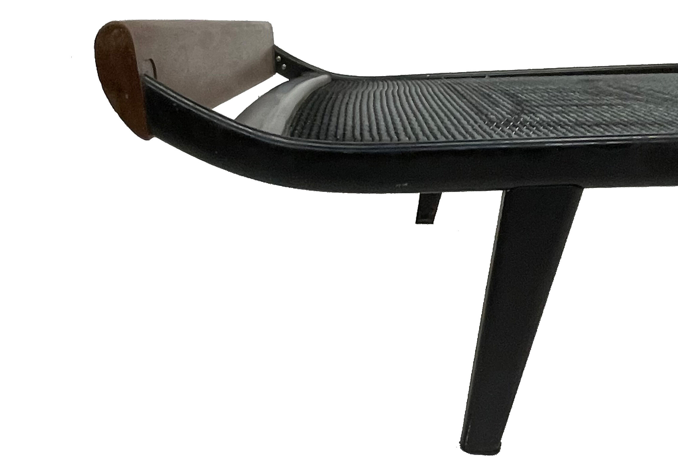 Vintage meridian Auping Cleopatra metal teak design by Dick Cordemeyer