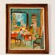 Tableau ancien scène d’intérieur