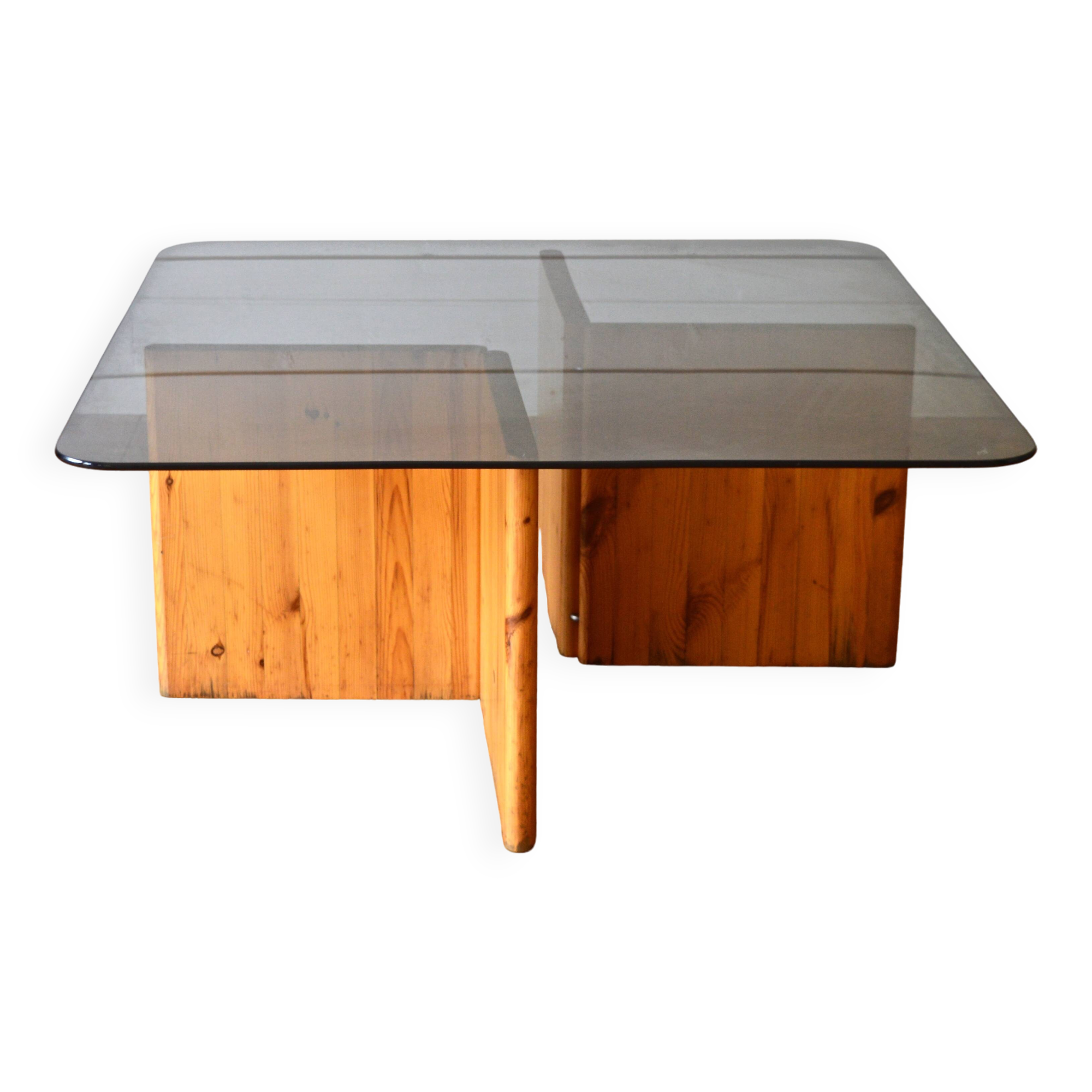 Lagun Ikea glass coffee table