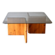 Lagun Ikea glass coffee table