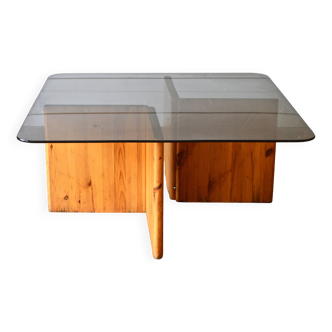 Lagun Ikea glass coffee table