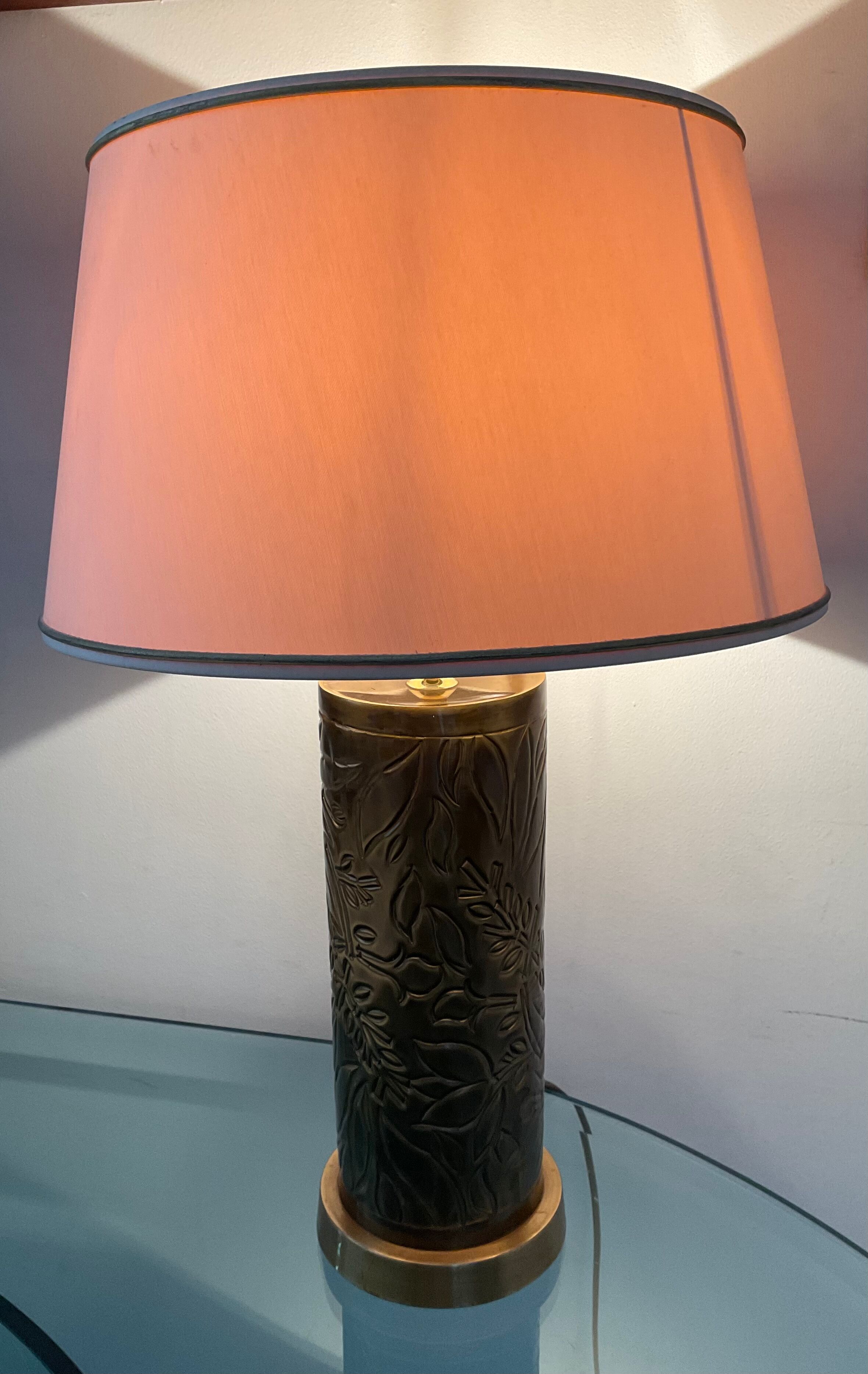 Louis Drimmer brass lamp from the 70s