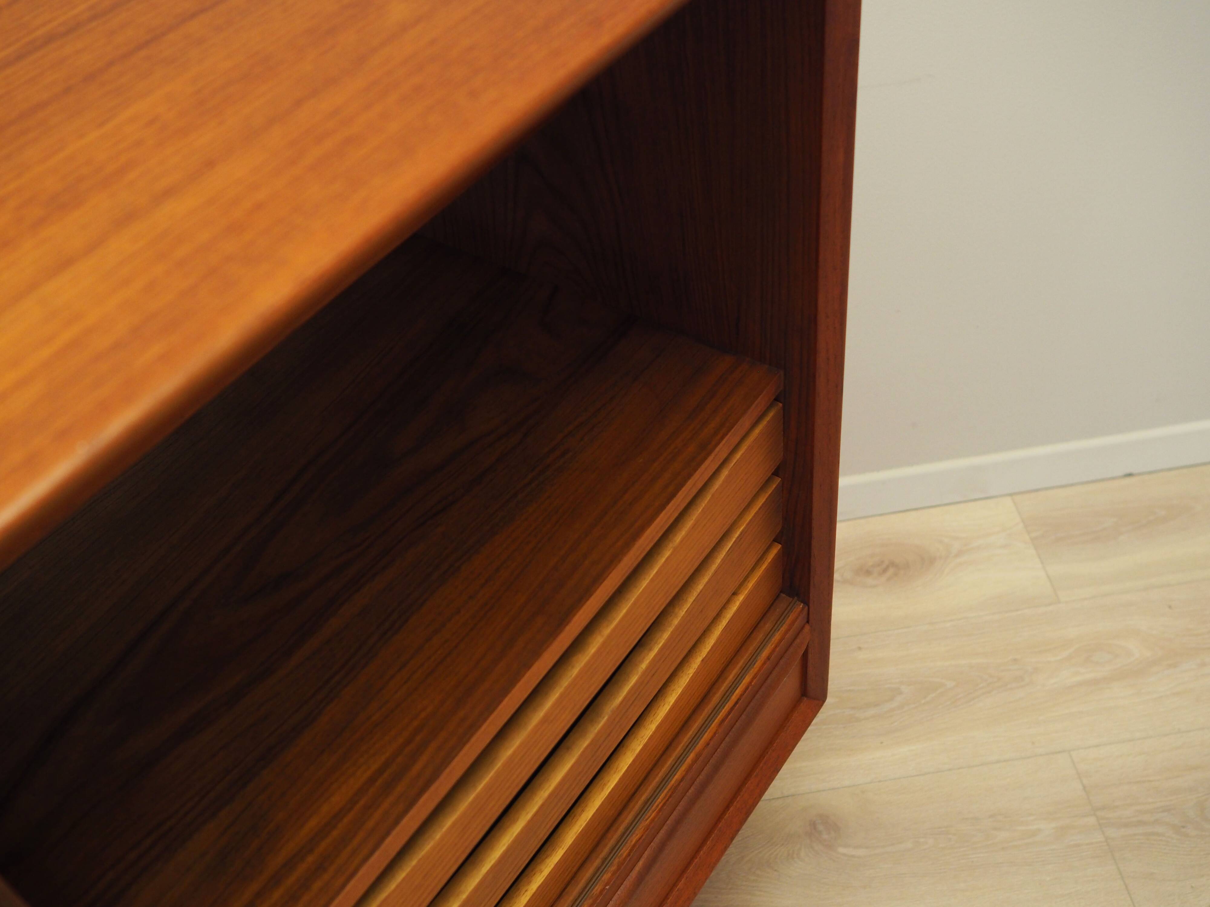 Teak highboard, Danish design, 1960s, production: Denmark