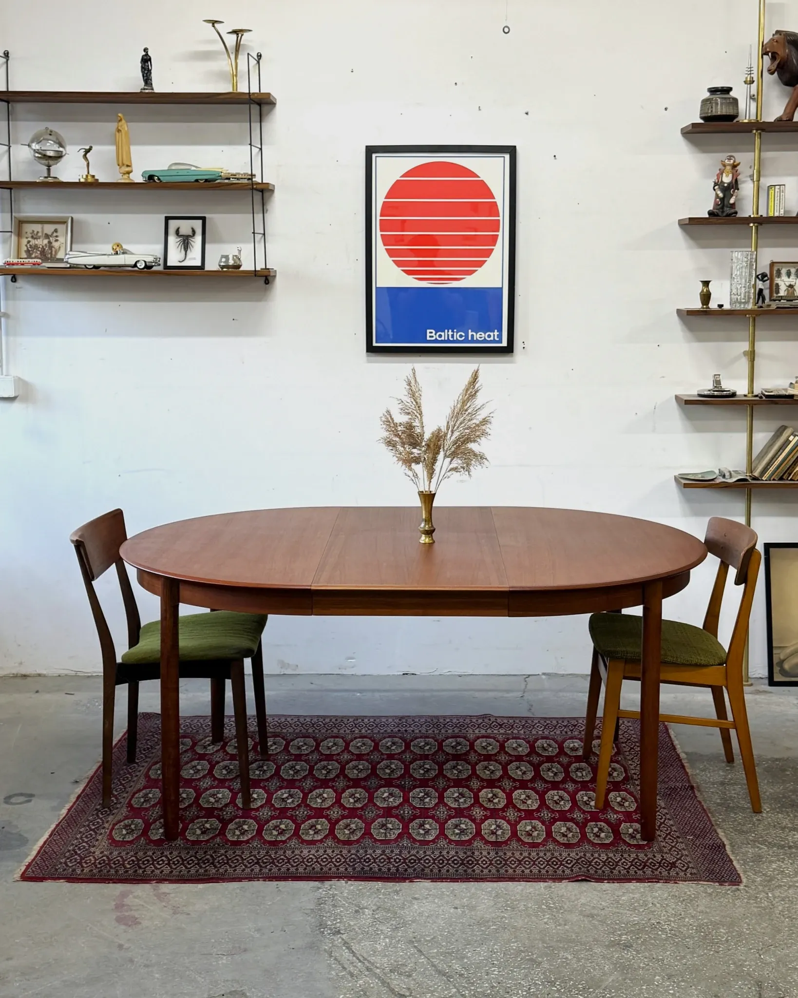 Teak dining table, Denmark, 1960s/70s, vintage, mid-century mode