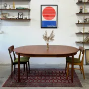 Teak dining table, Denmark, 1960s/70s, vintage, mid-century mode